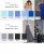 Креп стрейч Амузен 14-4122, 85 гр/м2, шир.150см, цвет голубой - купить в Северске. Цена 148.37 руб.