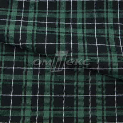 Ткань костюмная Клетка 25577, т.зеленый/зеленый./ч/бел, 230 г/м2, шир.150 см - купить в Северске. Цена 539.74 руб.