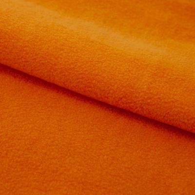 Флис DTY 16-1358, 250 г/м2, шир. 150 см, цвет оранжевый - купить в Северске. Цена 640.46 руб.