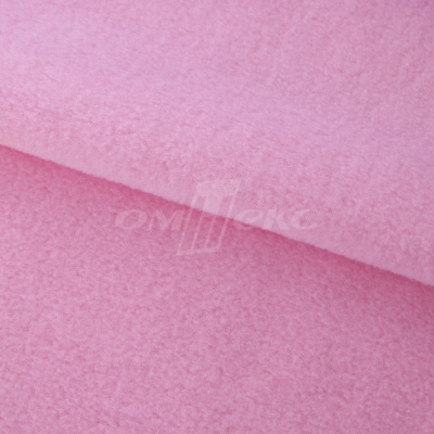 Флис окрашенный 15-2215, 250 гр/м2, шир.150 см, цвет светло-розовый - купить в Северске. Цена 580.31 руб.