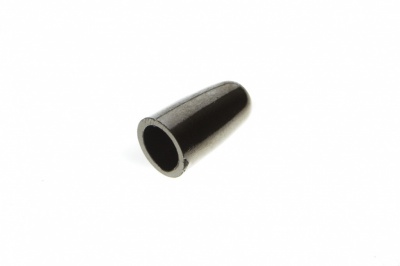 8100-Наконечник пластиковый под металл 15 мм-тем.никель - купить в Северске. Цена: 2.45 руб.