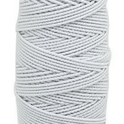 Нитка - резинка Спандекс 25 м (уп-10шт)-белые - купить в Северске. Цена: 35.65 руб.
