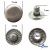 Кнопка металлическая "Альфа" с пружиной, 15 мм (уп. 720+/-20 шт), цвет никель - купить в Северске. Цена: 1 466.73 руб.