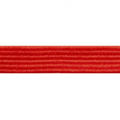 Резиновые нити с текстильным покрытием, шир. 6 мм ( упак.30 м/уп), цв.- 86-красный - купить в Северске. Цена: 155.22 руб.