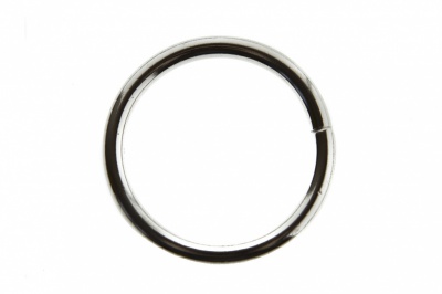 Кольцо металлическое d-3 х 32 мм, цв.-никель - купить в Северске. Цена: 3.92 руб.