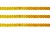 Пайетки "ОмТекс" на нитях, CREAM, 6 мм С / упак.73+/-1м, цв. 92 - золото - купить в Северске. Цена: 484.77 руб.