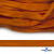 Шнур плетеный (плоский) d-12 мм, (уп.90+/-1м), 100% полиэстер, цв.267 - оранжевый - купить в Северске. Цена: 8.62 руб.