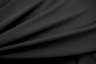 Костюмная ткань с вискозой "Флоренция", 195 гр/м2, шир.150см, цвет чёрный - купить в Северске. Цена 502.24 руб.
