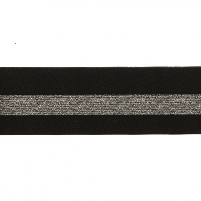 #2/6-Лента эластичная вязаная с рисунком шир.52 мм (45,7+/-0,5 м/бобина) - купить в Северске. Цена: 69.33 руб.