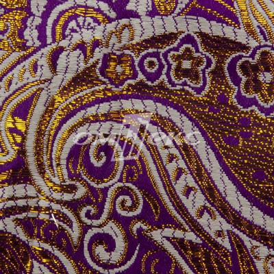 Ткань костюмная жаккард №9, 140 гр/м2, шир.150см, цвет фиолет - купить в Северске. Цена 387.20 руб.