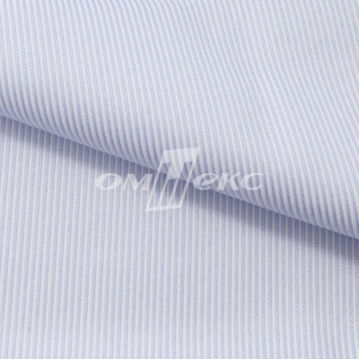 Ткань сорочечная Пула, 115 г/м2, 58% пэ,42% хл, шир.150 см, цв.1-голубой, (арт.107) - купить в Северске. Цена 306.69 руб.