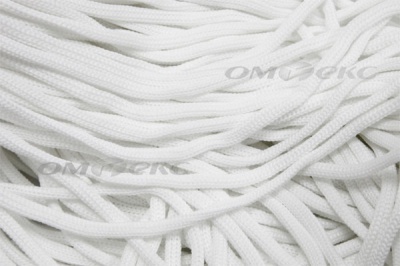 Шнур Т-02 (4с2) мелкое плетение 4мм 100 м белый - купить в Северске. Цена: 2.50 руб.