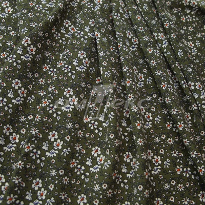 Плательная ткань "Фламенко" 11.2, 80 гр/м2, шир.150 см, принт растительный - купить в Северске. Цена 259.21 руб.