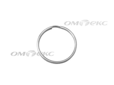 Кольцо металлическое d-20 мм, цв.-никель - купить в Северске. Цена: 3.19 руб.