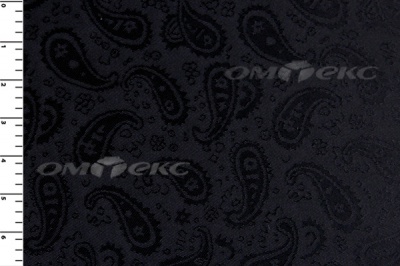 Ткань подкладочная жаккард Р14098, чёрный, 85 г/м2, шир. 150 см, 230T - купить в Северске. Цена 168.15 руб.