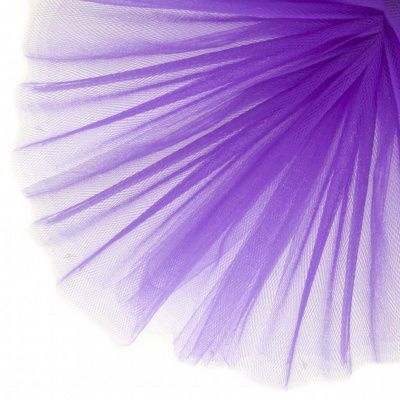 Фатин матовый 16-85, 12 гр/м2, шир.300см, цвет фиолетовый - купить в Северске. Цена 96.31 руб.