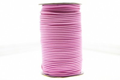 0370-1301-Шнур эластичный 3 мм, (уп.100+/-1м), цв.141- розовый - купить в Северске. Цена: 459.62 руб.