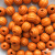 0309-Бусины деревянные "ОмТекс", 16 мм, упак.50+/-3шт, цв.003-оранжевый - купить в Северске. Цена: 62.22 руб.