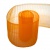Лента капроновая "Гофре", шир. 110 мм/уп. 50 м, цвет оранжевый - купить в Северске. Цена: 26.93 руб.