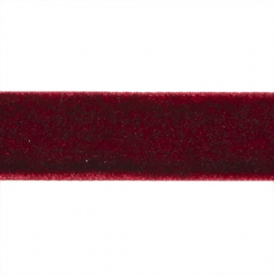 Лента бархатная нейлон, шир.12 мм, (упак. 45,7м), цв.240-бордо - купить в Северске. Цена: 392 руб.