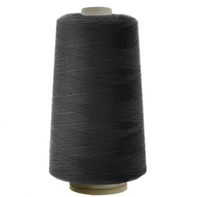 Швейные нитки (армированные) 28S/2, нам. 2 500 м, цвет чёрный - купить в Северске. Цена: 139.91 руб.
