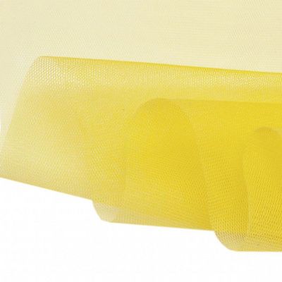 Фатин жесткий 16-68, 22 гр/м2, шир.180см, цвет жёлтый - купить в Северске. Цена 89.29 руб.