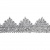 Тесьма металлизированная 0384-0240, шир. 40 мм/уп. 25+/-1 м, цвет серебро - купить в Северске. Цена: 490.74 руб.
