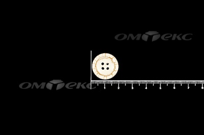 Пуговица деревянная круглая №33 (18мм) - купить в Северске. Цена: 2.55 руб.
