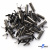06032-Наконечник для шнура металл, отв. 4 мм, цв. тём.никель - купить в Северске. Цена: 9.60 руб.