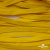 Шнур плетеный (плоский) d-12 мм, (уп.90+/-1м), 100% полиэстер, цв.269 - жёлтый - купить в Северске. Цена: 8.62 руб.