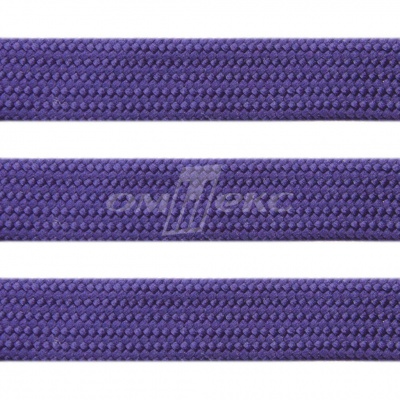 Шнур 15мм плоский (100+/-1м) №10 фиолетовый - купить в Северске. Цена: 10.21 руб.