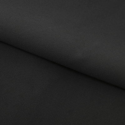 Костюмная ткань "Элис", 200 гр/м2, шир.150см, цвет чёрный - купить в Северске. Цена 303.10 руб.