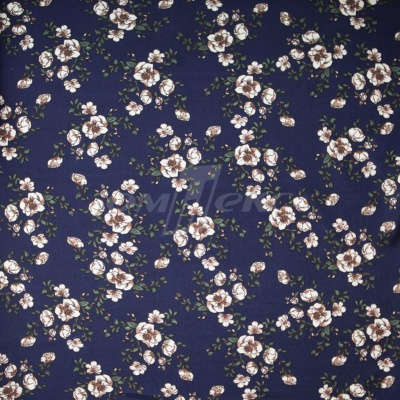 Плательная ткань "Фламенко" 3.2, 80 гр/м2, шир.150 см, принт растительный - купить в Северске. Цена 239.03 руб.