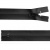 Молния водонепроницаемая PVC Т-7, 20 см, неразъемная, цвет чёрный - купить в Северске. Цена: 21.56 руб.
