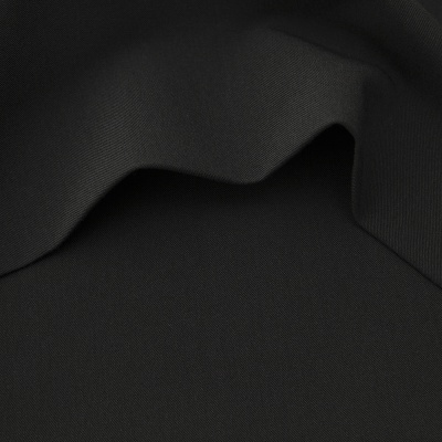 Костюмная ткань с вискозой "Меган", 210 гр/м2, шир.150см, цвет чёрный - купить в Северске. Цена 378.55 руб.