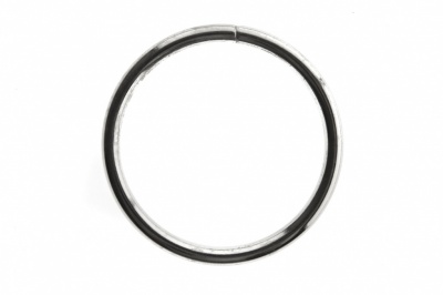 Кольцо металлическое №40 мм, цв.-никель - купить в Северске. Цена: 4.45 руб.