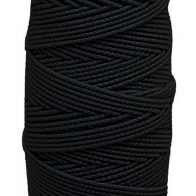 Нитка - резинка Спандекс 25 м (уп-10шт)-чёрные - купить в Северске. Цена: 36.02 руб.