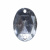 Стразы пришивные акриловые арт.#39/10 - "Кристал", 10х14 мм - купить в Северске. Цена: 0.69 руб.