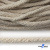 Шнур плетеный d-6 мм круглый, 70% хлопок 30% полиэстер, уп.90+/-1 м, цв.1077-лён - купить в Северске. Цена: 588 руб.
