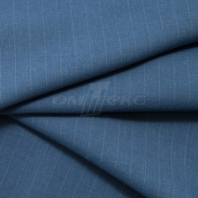 Костюмная ткань "Жаклин", 188 гр/м2, шир. 150 см, цвет серо-голубой - купить в Северске. Цена 430.84 руб.
