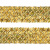 Тесьма с пайетками D16, шир. 35 мм/уп. 25+/-1 м, цвет золото - купить в Северске. Цена: 1 281.60 руб.