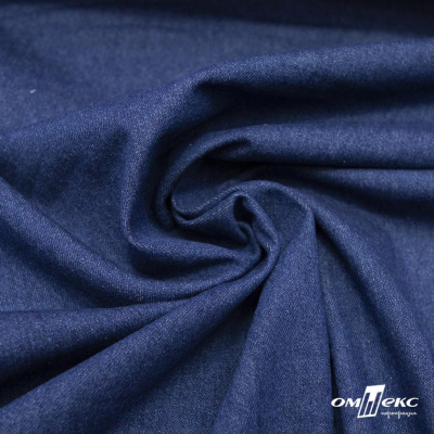 Ткань костюмная "Джинс", 315 г/м2, 100% хлопок, шир. 150 см,   Цв. 7/ Dark blue - купить в Северске. Цена 588 руб.