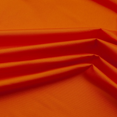 Поли понж (Дюспо) 17-1350, PU/WR, 65 гр/м2, шир.150см, цвет оранжевый - купить в Северске. Цена 82.93 руб.