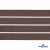 Репсовая лента 005, шир. 6 мм/уп. 50+/-1 м, цвет коричневый - купить в Северске. Цена: 88.45 руб.