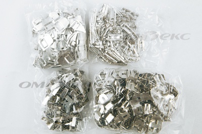 Крючки брючные 4 шипа "Стром" 144 шт. никель - купить в Северске. Цена: 383.97 руб.
