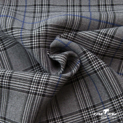 Ткань костюмная "Клер" 80% P, 16% R, 4% S, 200 г/м2, шир.150 см,#3 цв-серый/синий - купить в Северске. Цена 412.02 руб.
