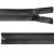 Молния водонепроницаемая PVC Т-7, 60 см, разъемная, цвет (301) т.серый - купить в Северске. Цена: 49.39 руб.