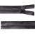 Молния водонепроницаемая PVC Т-7, 20 см, неразъемная, цвет (301)-т.серый - купить в Северске. Цена: 21.78 руб.