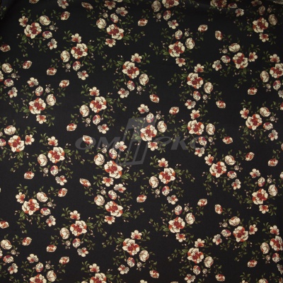 Плательная ткань "Фламенко" 3.1, 80 гр/м2, шир.150 см, принт растительный - купить в Северске. Цена 239.03 руб.