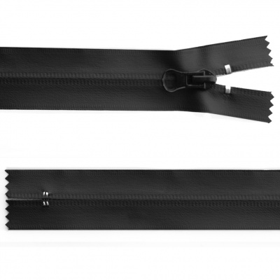 Молния водонепроницаемая PVC Т-7, 18 см, неразъемная, цвет чёрный - купить в Северске. Цена: 21.20 руб.